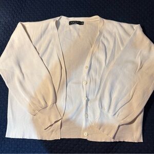 Ralph Lauren Classic White Cardigan